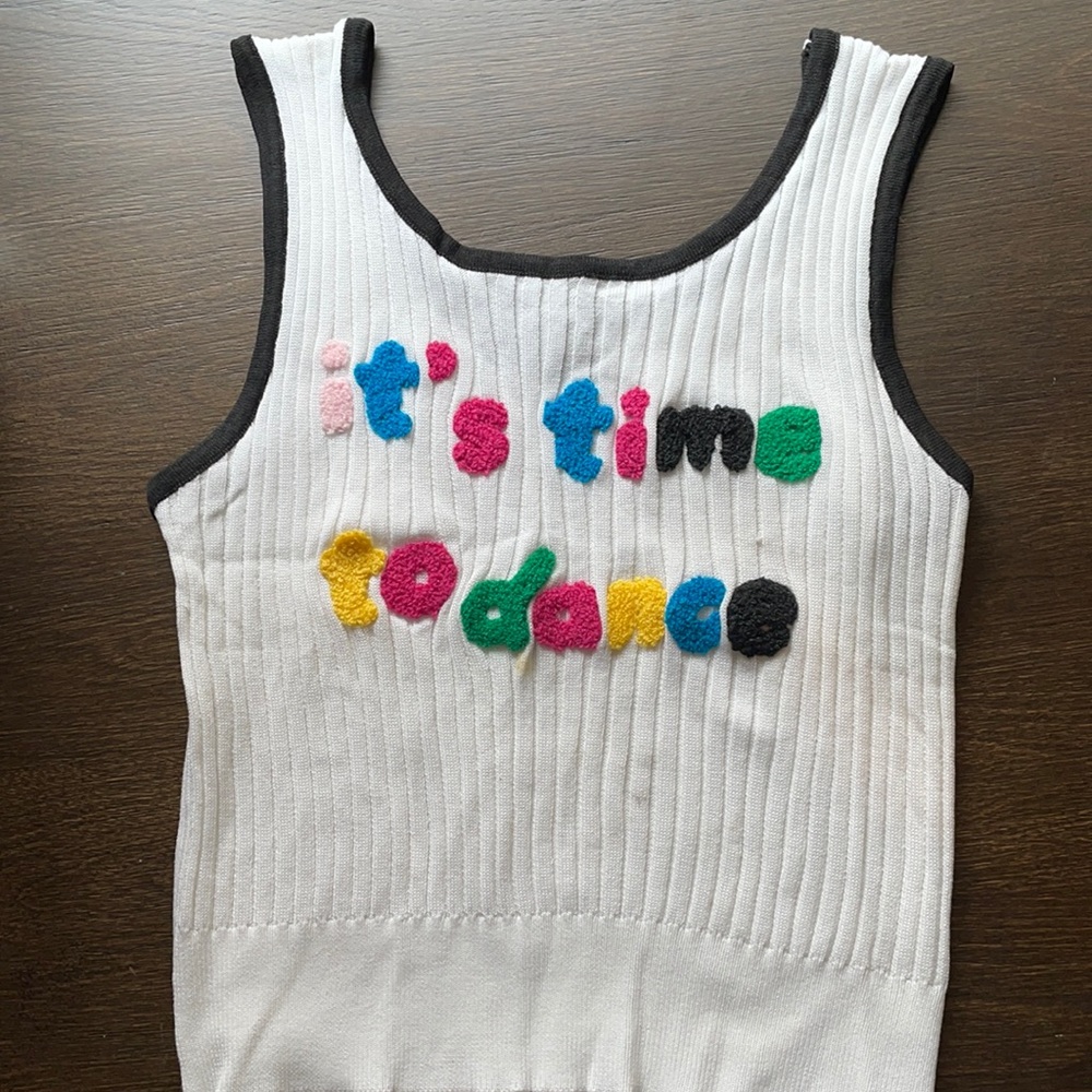 ITS TIME TO DANCE crop top!